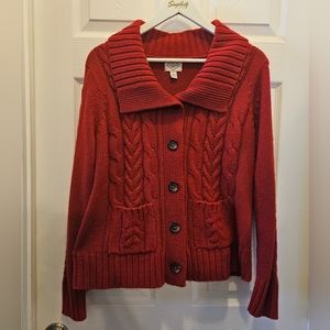 St John's Bay Button Down Sweater